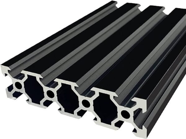 قطاع ألومنيوم بفتحه حرف V أبعاد 20X80X1000mm